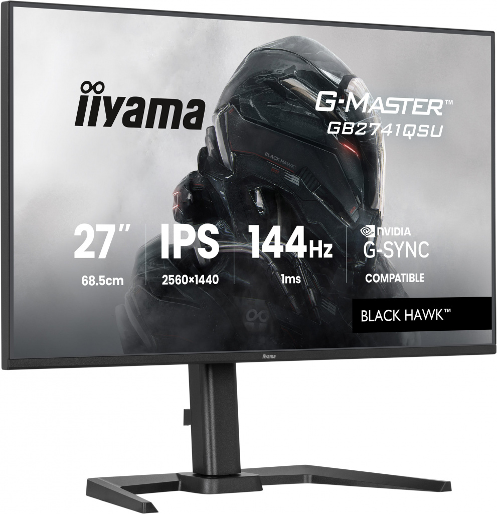 iiyama G-MASTER GB2741QSU-B1 computer monitor 68,6 cm (27") 2560 x 1440 Pixels Zwart - Afbeelding 4