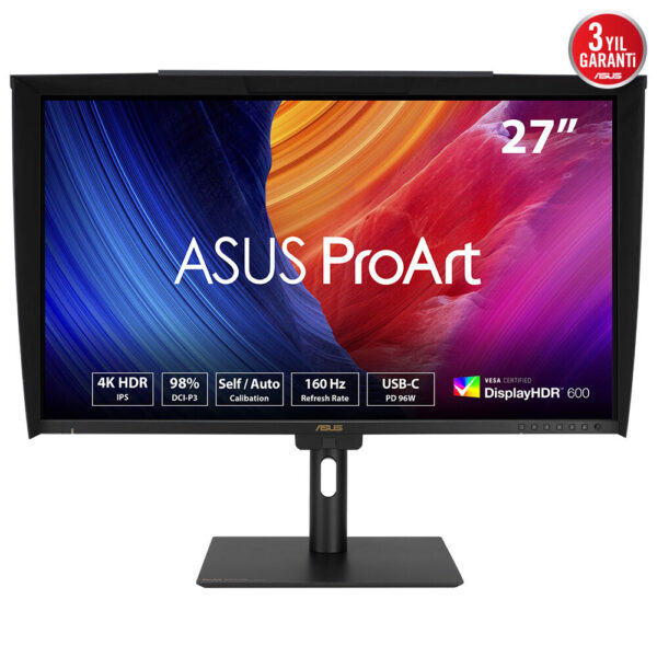 ASUS ProArt PA27UCGE computer monitor 68,6 cm (27") 3840 x 2160 Pixels 4K Ultra HD LED Zwart