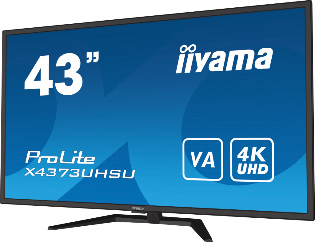 iiyama ProLite X4373UHSU-B1 computer monitor 108 cm (42.5") 3840 x 2160 Pixels 4K Ultra HD Zwart - Afbeelding 4