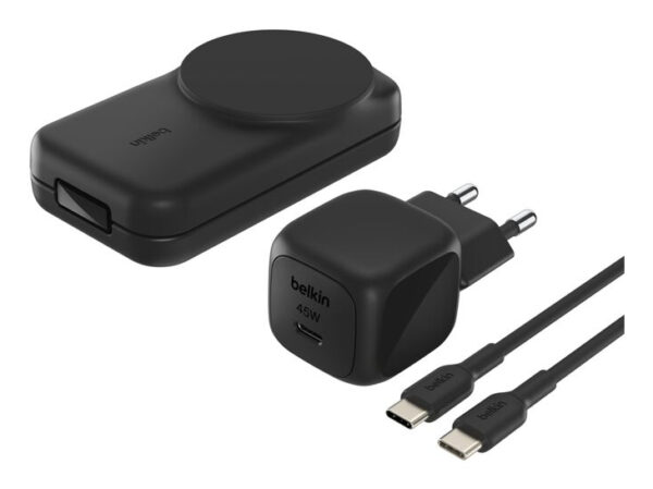 Belkin Qi2 Fitness tracker, Hoofdtelefoons, Smartphone, Smartwatch Zwart USB Draadloos opladen Snel opladen Binnen - Afbeelding 6