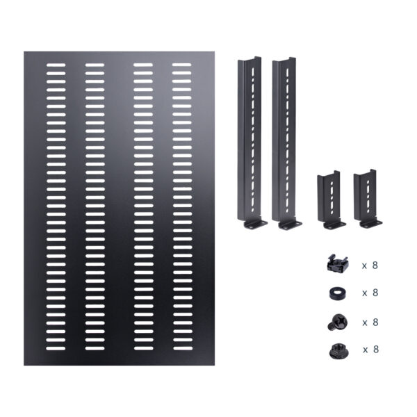 StarTech.com 1U 4-Post Verstelbare Geventileerde Plank voor Server Rack - 150 kg - 49,5 tot 97,4 cm Rack Shelf met Instelbare Mo - Afbeelding 8