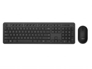 ASUS CW100 toetsenbord Inclusief muis Universeel RF Draadloos QWERTY Amerikaans Engels Zwart