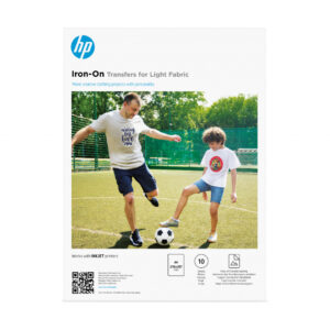 HP Iron-On Transfers voor lichte stoffen, A4 (210 x 297 mm), 10 vellen