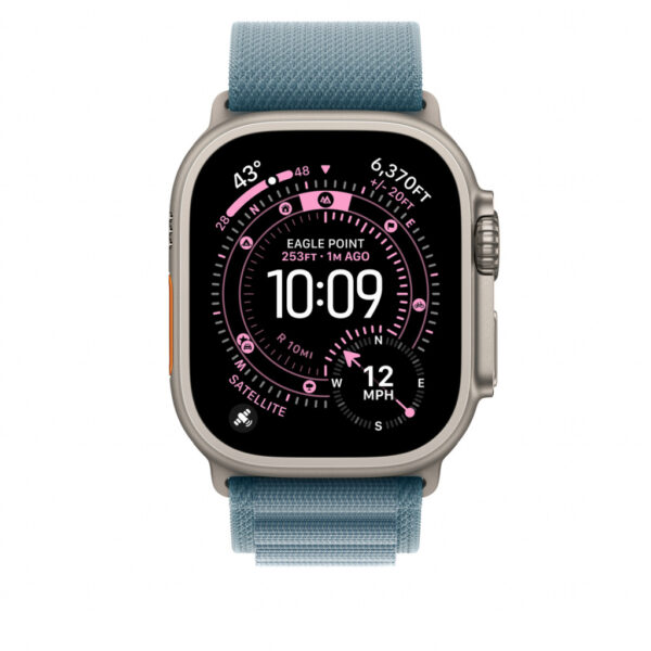 Apple MFTH4ZM/A slimme draagbare accessoire Band Blauw Titanium, Polyester, Spandex - Afbeelding 3
