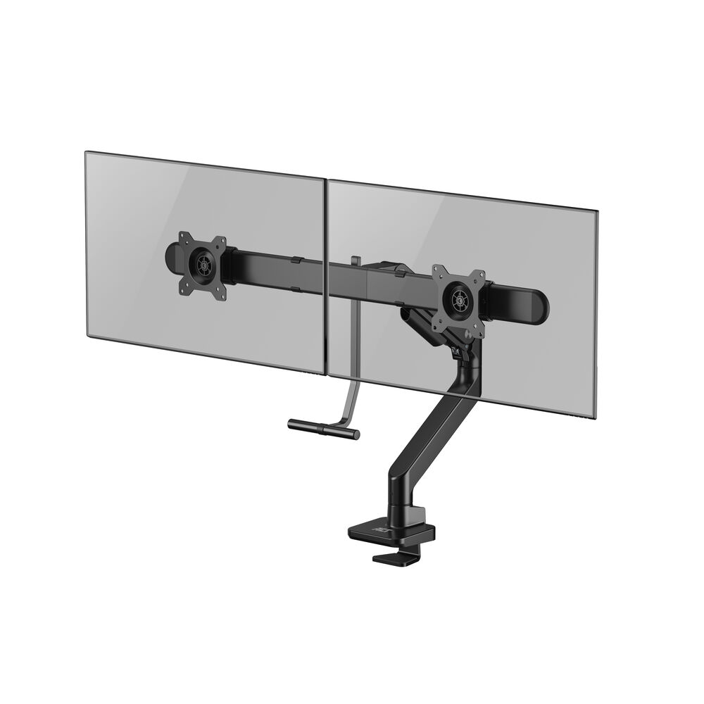 ACT Monitorarm 32" office premium, gasveer, crossbar, 2 schermen - Afbeelding 3