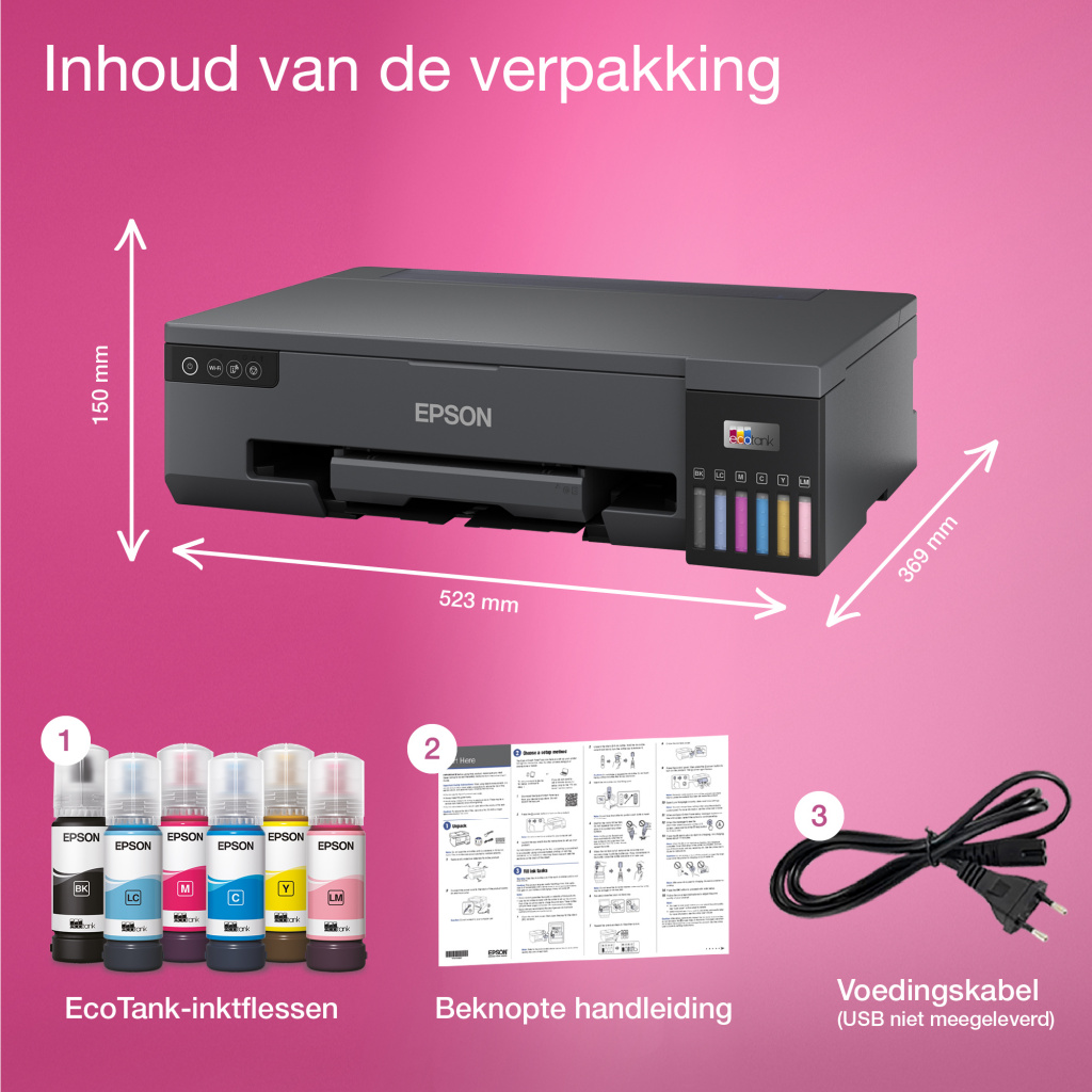 Epson EcoTank ET-18100 A3+ Wi-Fi-fotoprinter met inkttank - Afbeelding 6