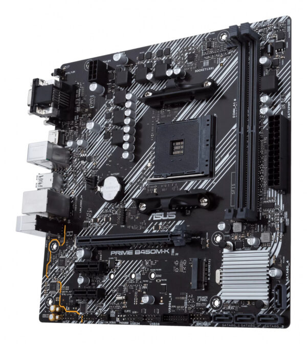 ASUS Prime B450M-K II AMD B450 Socket AM4 micro ATX - Afbeelding 5