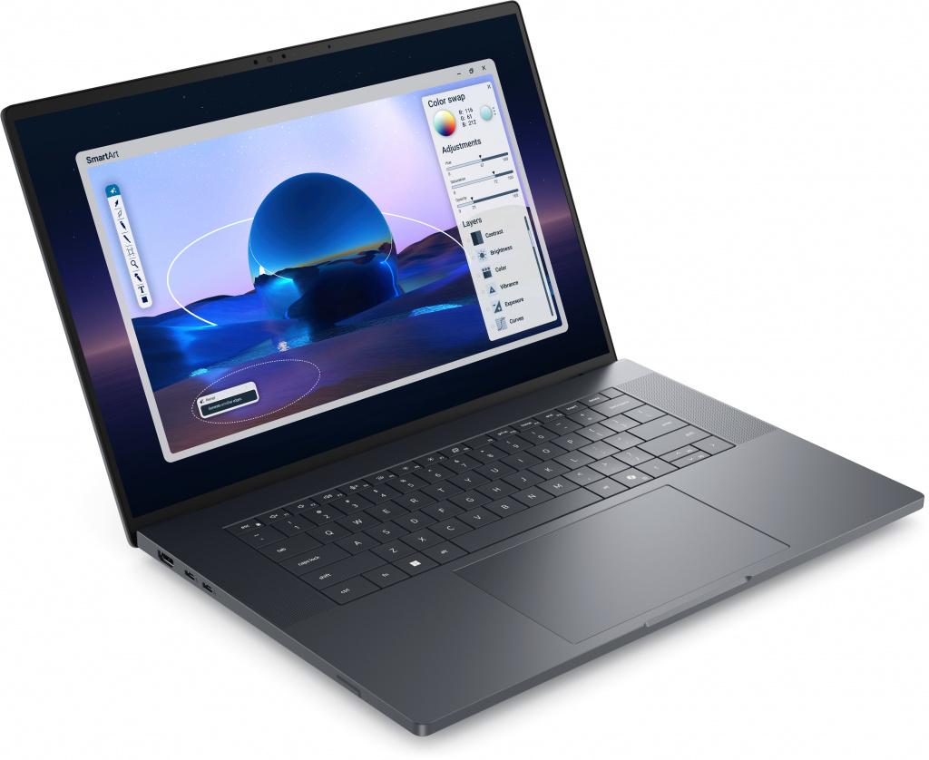 DELL Pro Max 16 Premium MA16250 Intel Core Ultra 7 265H Mobiel werkstation 40,6 cm (16") Full HD+ 32 GB LPDDR5x-SDRAM 1 TB SSD N - Afbeelding 2