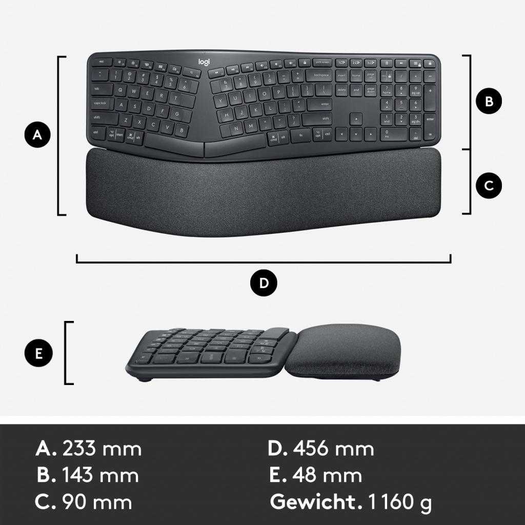 Logitech ERGO K860 - Afbeelding 9