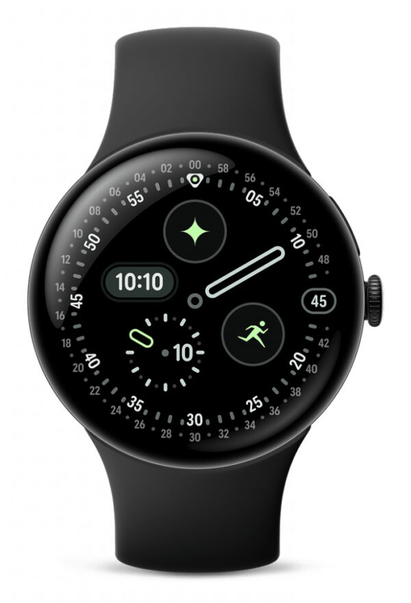 Google Pixel Watch 4 AMOLED 45 mm Digitaal Touchscreen Zwart Wifi GPS - Afbeelding 3