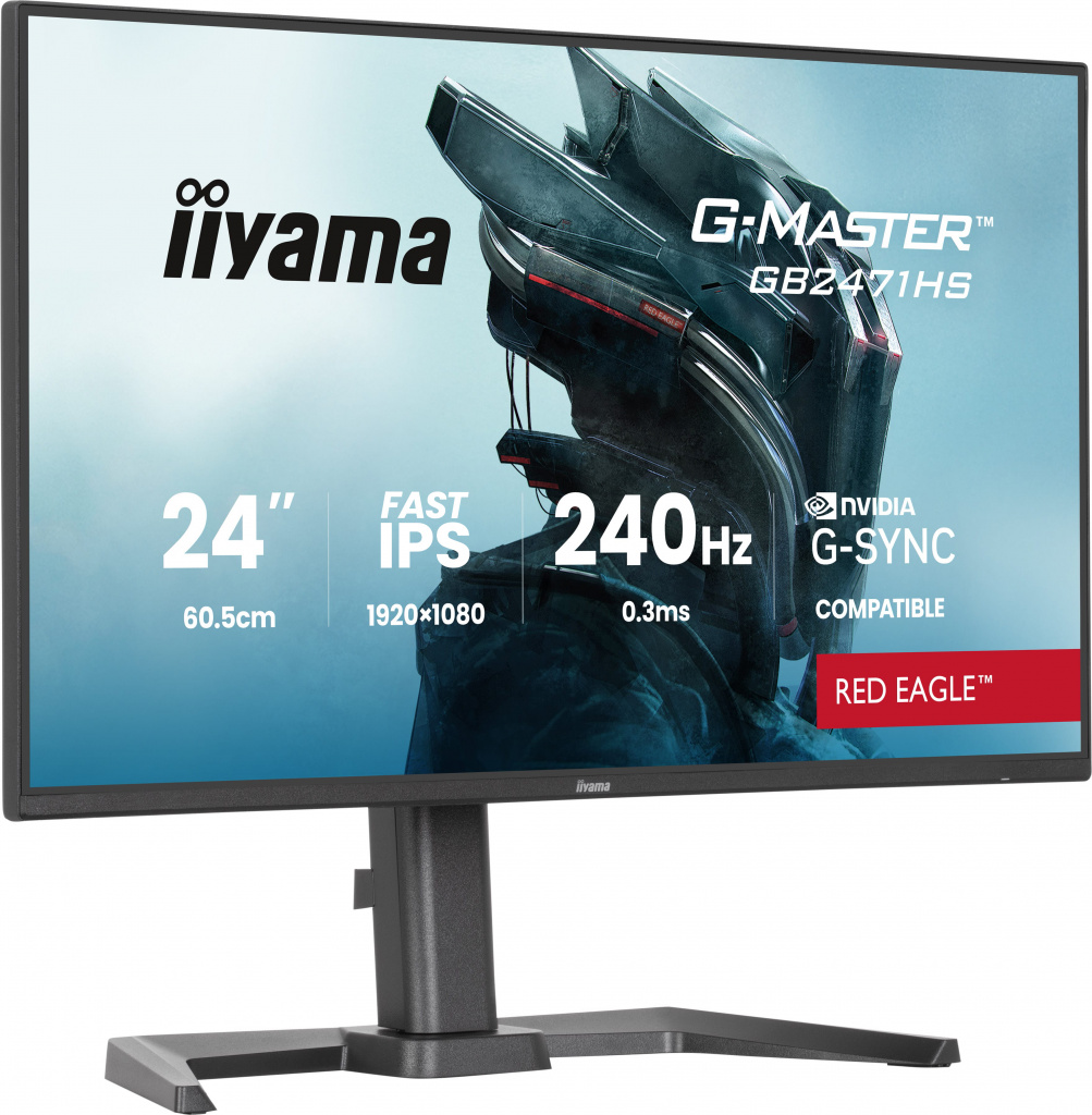 iiyama GB2471HS-B1 computer monitor 60,5 cm (23.8") 1920 x 1080 Pixels Zwart - Afbeelding 4