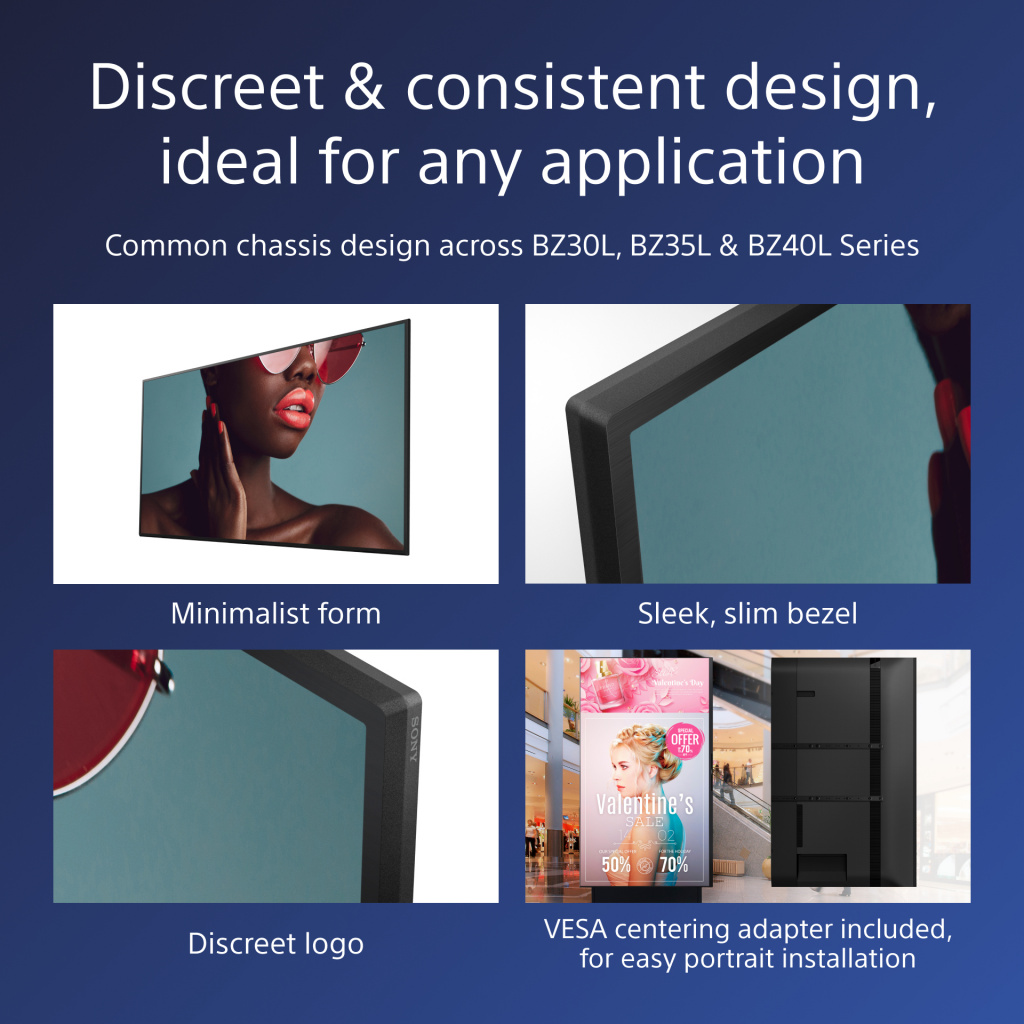 Sony FW-75BZ40L beeldkrant Digitale signage flatscreen 190,5 cm (75") LCD Wifi 700 cd/m² 4K Ultra HD Zwart Android 24/7 - Afbeelding 16