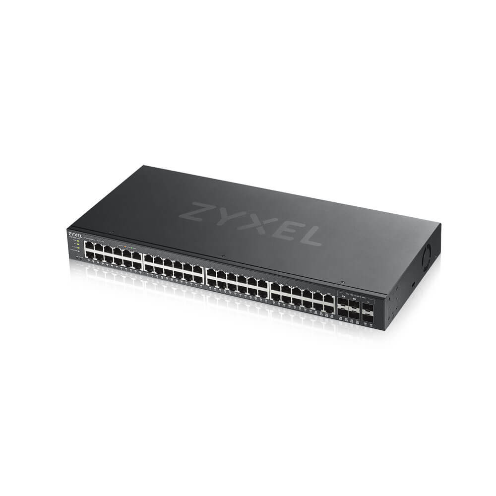 Zyxel GS1920-48V2 Managed Gigabit Ethernet (10/100/1000) Zwart - Afbeelding 4