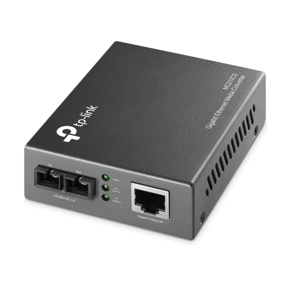 TP-Link MC210CS netwerk media converter 1000 Mbit/s 1310 nm Single-mode Zwart
