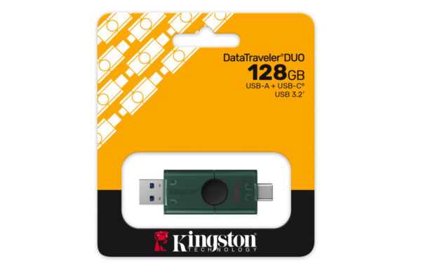 Kingston Technology DataTraveler 128GB USB-A + USB-C 3.2 Gen 1 DuoG2 - Afbeelding 6