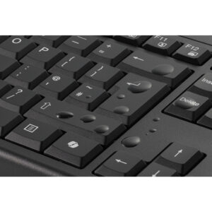 Kensington KM270 EQ toetsenbord Inclusief muis Kantoor RF-draadloos + Bluetooth AZERTY Belgisch Zwart