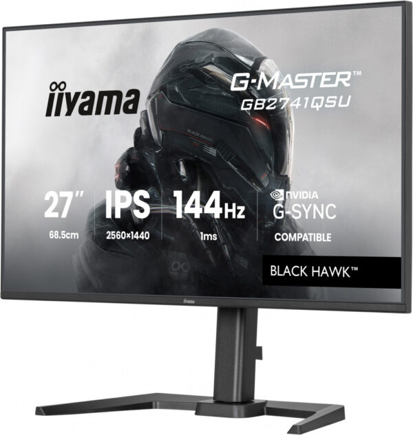 iiyama G-MASTER GB2741QSU-B1 computer monitor 68,6 cm (27") 2560 x 1440 Pixels Zwart - Afbeelding 3