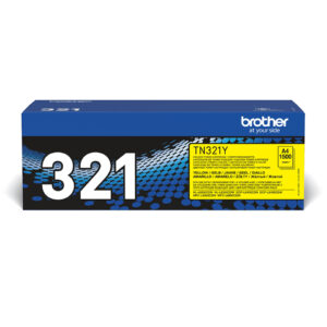 Brother TN-321Y tonercartridge 1 stuk(s) Origineel Geel