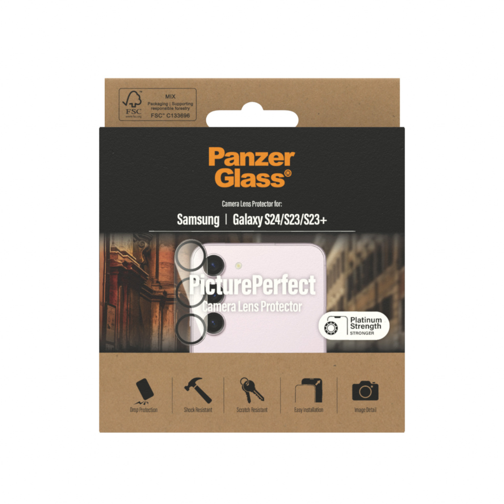 Panzerglass Gehard Glas Camera Protector Samsung Galaxy S23/S23+ - Afbeelding 4