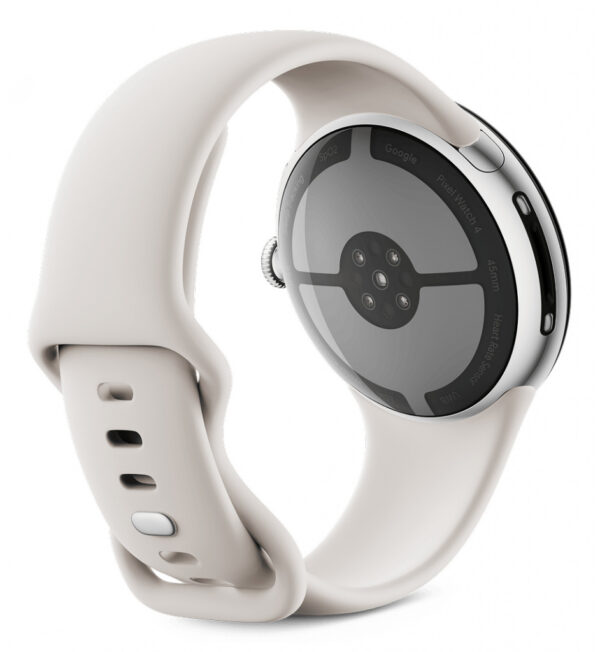 Google Pixel Watch 4 AMOLED 45 mm Digitaal Touchscreen Zilver Wifi GPS - Afbeelding 2