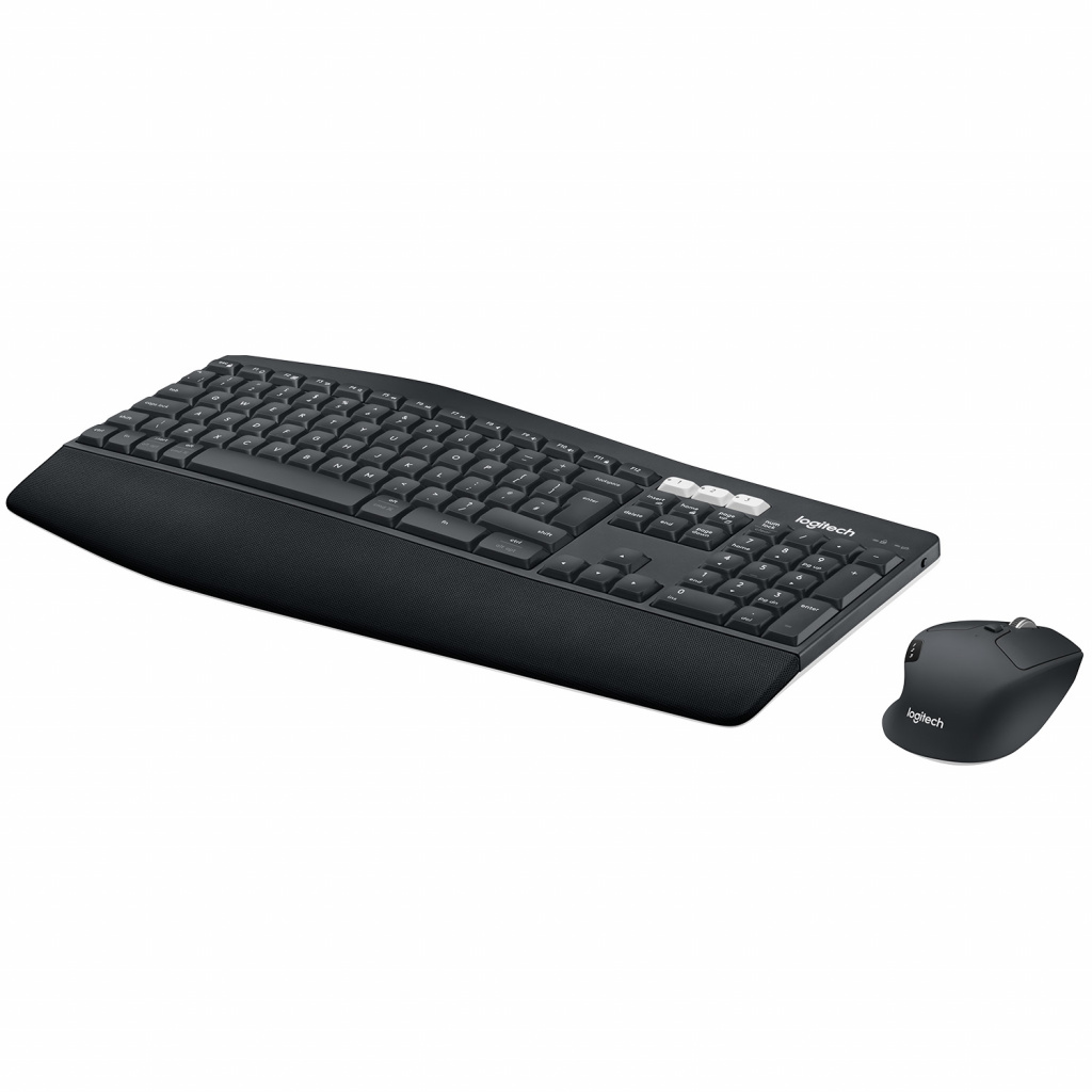 Logitech 920-008225 toetsenbord Inclusief muis Universeel RF-draadloos + Bluetooth AZERTY Belgisch Zwart - Afbeelding 5