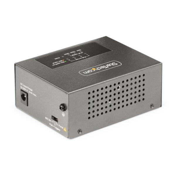 StarTech.com 4-Port Multi-Gigabit PoE++ Injector, 5/2.5/1G Ethernet (NBASE-T), PoE/PoE+/PoE++ (802.3af/802.3at/802.3bt), 160W Po - Afbeelding 2