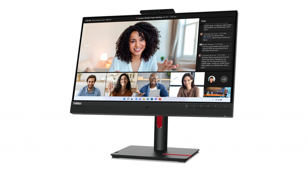 Lenovo ThinkVision T24mv-30 LED display 60,5 cm (23.8") 1920 x 1080 Pixels Full HD Zwart - Afbeelding 3