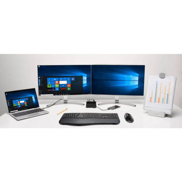 Kensington Pro Fit Ergo Wireless Mouse—zwart - Afbeelding 4