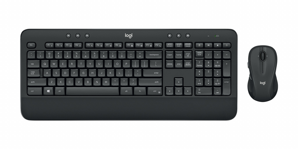 Logitech 920-008923 toetsenbord Inclusief muis Kantoor RF Draadloos QWERTY US International Zwart - Afbeelding 3