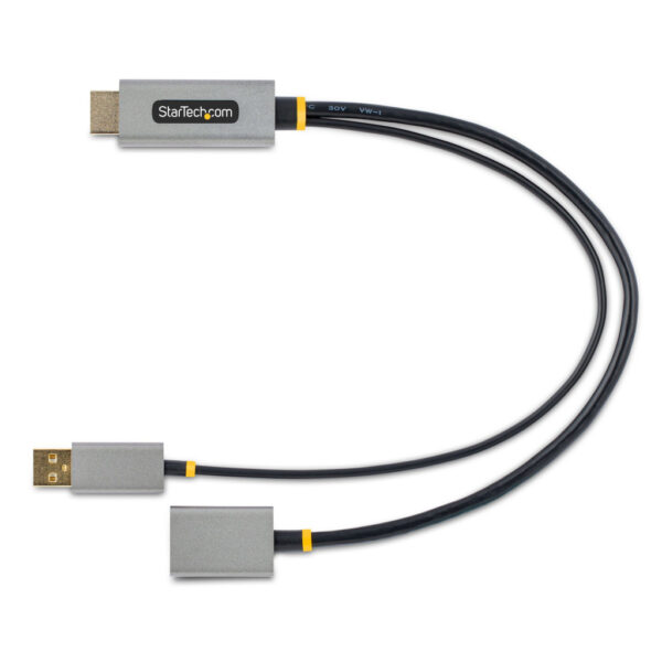 StarTech.com 30cm HDMI naar DisplayPort Adapter Kabel, Actieve 4K 60Hz HDMI 2.0 naar DP 1.2 Converter, HDR, USB Bus Powered, HDM - Afbeelding 6