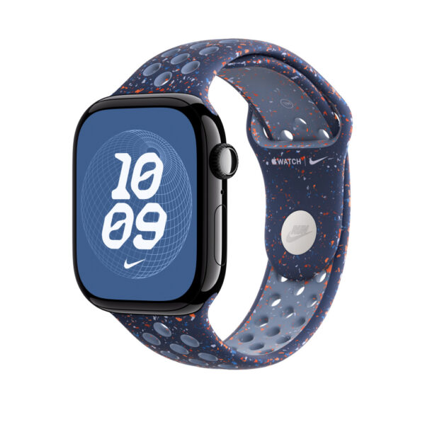 Apple Nike Sport Band Blauw Aluminium, Fluorelastomeer - Afbeelding 2
