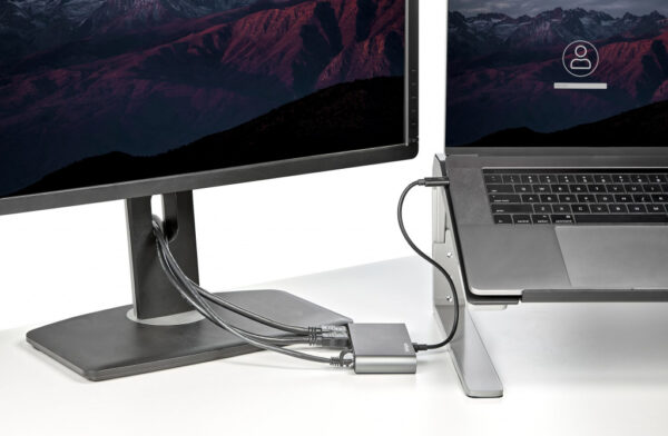 StarTech.com Thunderbolt 3 Mini Dock, Draagbare Dual Monitor Docking Station met HDMI 4K 60Hz, 2x USB-A Hub (USB 3.0/2.0), GbE, - Afbeelding 5