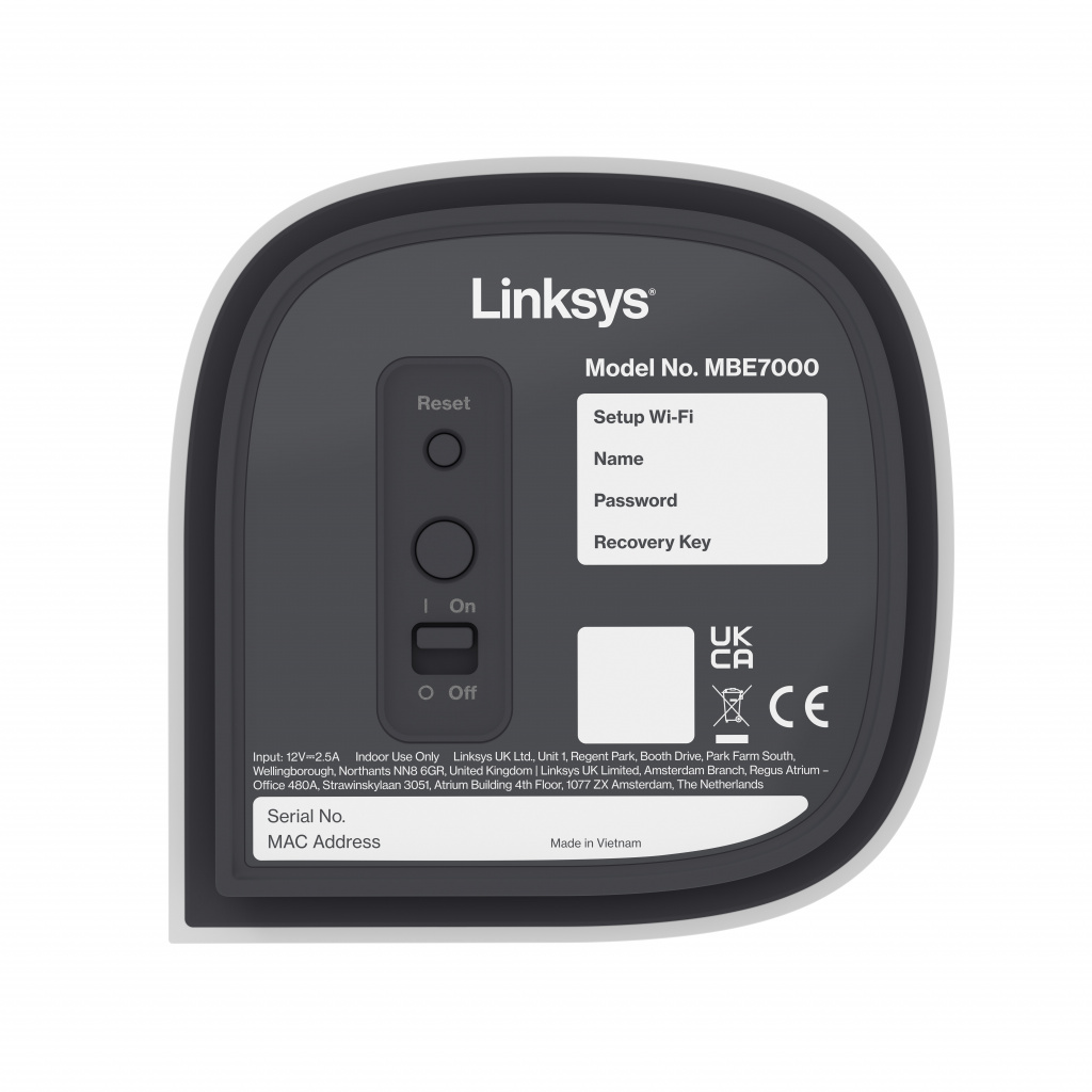 Linksys Velop Pro 7 Tri-band (2,4 GHz / 5 GHz / 6 GHz) Wi-Fi 7 (802.11be) Wit 4 Intern - Afbeelding 8