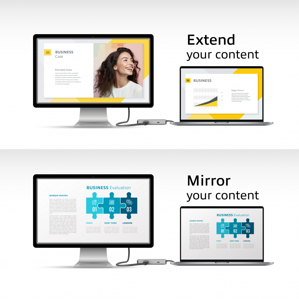 ACT USB-C 4K docking station voor 1 HDMI monitor, ethernet, USB-C, USB-A, cardreader en PD pass-through - Afbeelding 8