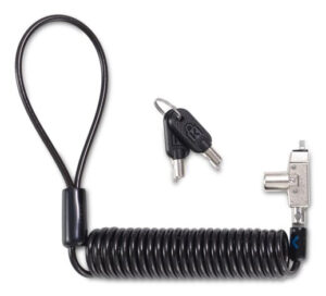 Kensington Slim N17 2.0 Portable Keyed Laptop Lock voor Wedge-Shaped Slots