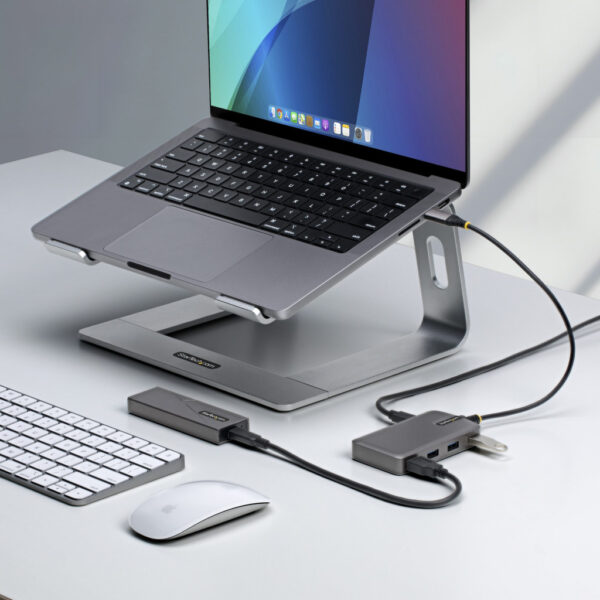 StarTech.com 5G4AC-USB-C-HUB interface hub USB 3.2 Gen 1 (3.1 Gen 1) Type-C 5000 Mbit/s Grijs - Afbeelding 4