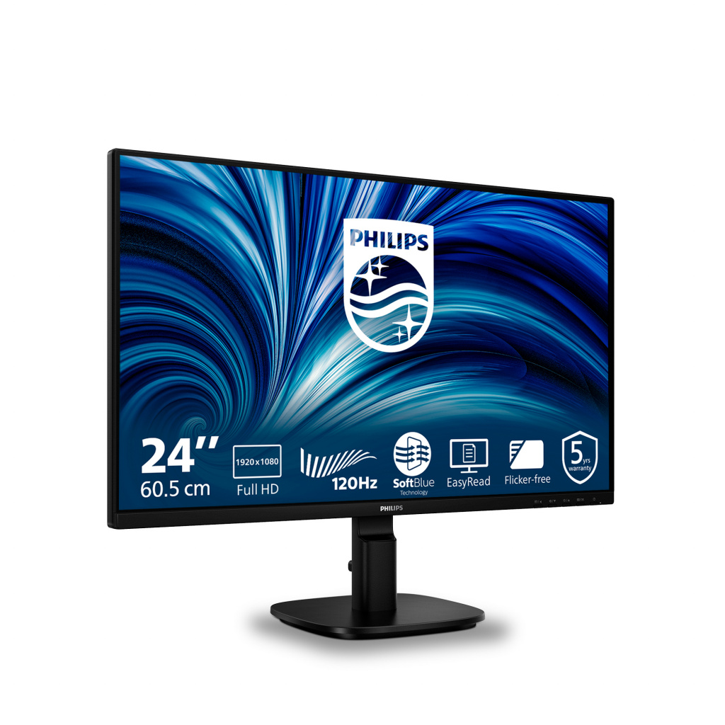 Philips 2000 series 24B2N2200/00 computer monitor 60,5 cm (23.8") 1920 x 1080 Pixels Full HD LCD Zwart - Afbeelding 2