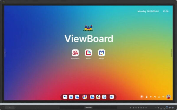 Viewsonic IFP6551 Display interactief whiteboard 165,1 cm (65") 3840 x 2160 Pixels Touchscreen Zwart - Afbeelding 3