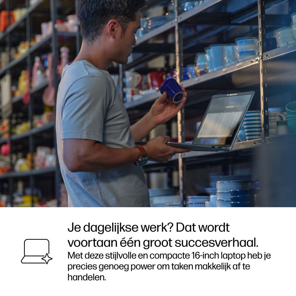 HP ProBook 4 PB4G1iR16 i5-1334U 16 16GB/512 PC NL Intel® Core™ i5 Laptop 40,6 cm (16") WUXGA DDR5-SDRAM 512 GB SSD Wi-Fi 6E (802 - Afbeelding 20