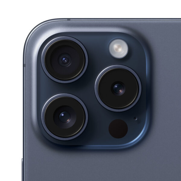 Apple iPhone 15 Pro 15,5 cm (6.1") Dual SIM iOS 17 5G USB Type-C 128 GB Titanium, Blauw - Afbeelding 2