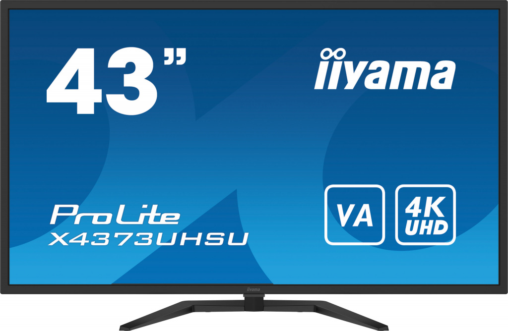 iiyama ProLite X4373UHSU-B1 computer monitor 108 cm (42.5") 3840 x 2160 Pixels 4K Ultra HD Zwart - Afbeelding 2