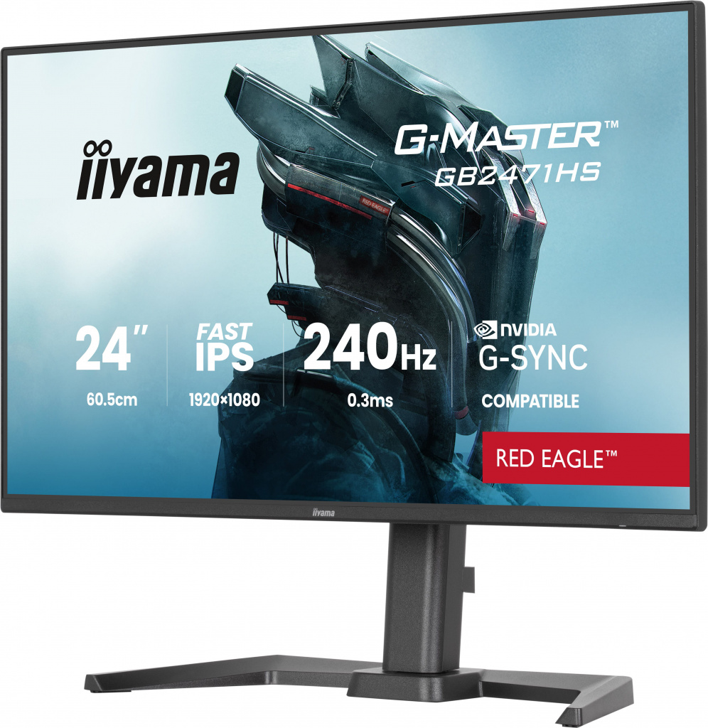 iiyama GB2471HS-B1 computer monitor 60,5 cm (23.8") 1920 x 1080 Pixels Zwart - Afbeelding 3