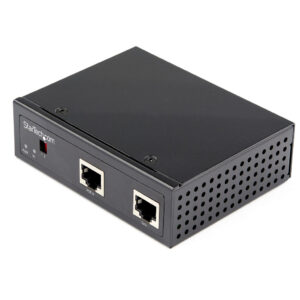 StarTech.com Industrial Gigabit PoE Splitter 90W High Speed Power over Ethernet PoE+++ Splitter 12-48V DC Splitter 802.3bt LAN/