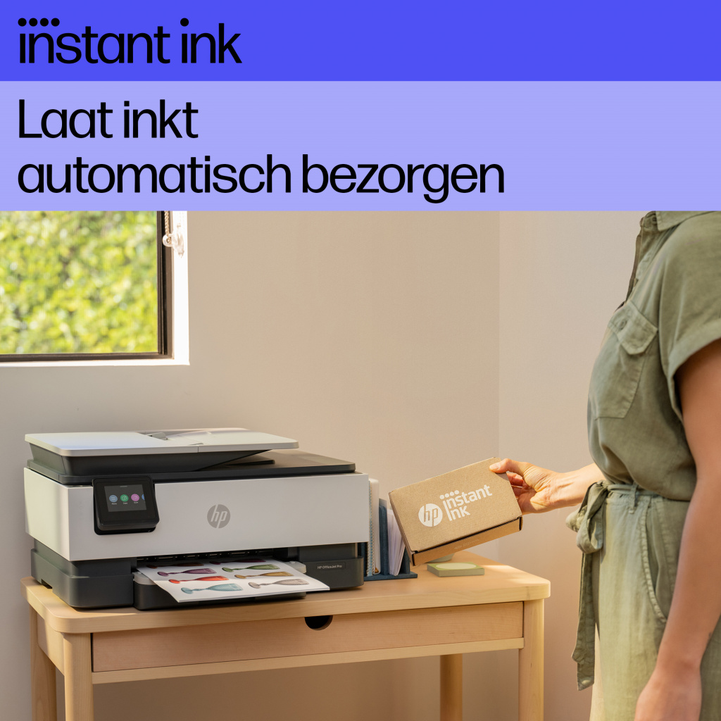 HP OfficeJet Pro 8132e Draadloos All-in-One Kleur Printer, Instant Ink; Dubbelzijdig printen - Afbeelding 9