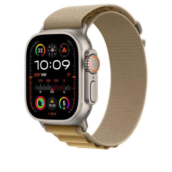 Apple MXN23ZM/A slimme draagbare accessoire Band Lichtbruin Polyester, Spandex, Titanium - Afbeelding 2