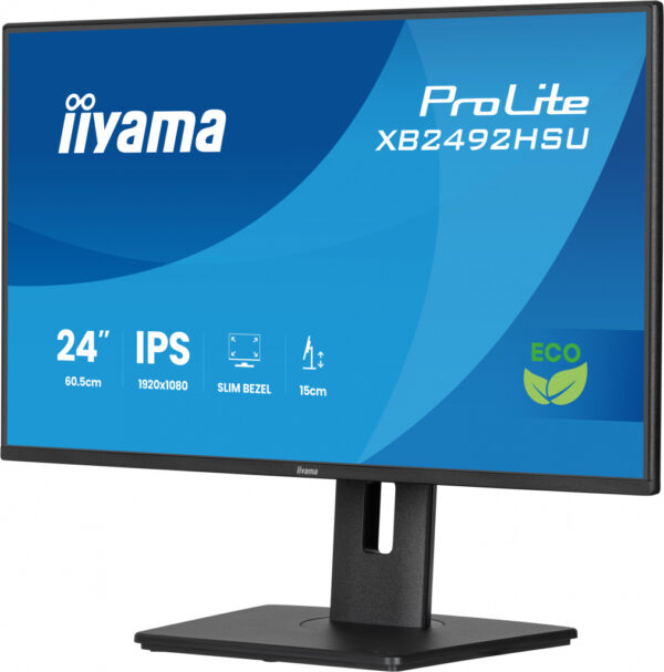 iiyama ProLite XB2492HSU-B1 computer monitor 61 cm (24") 1920 x 1080 Pixels Full HD LED Zwart - Afbeelding 6