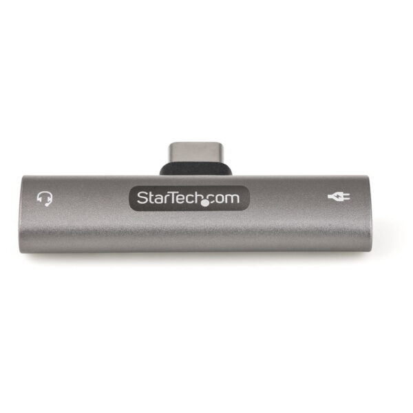 StarTech.com USB-C Audio & Oplaadadapter - USB-C Audio Adapter met 3.5mm TRRS Koptelefoon/Headset Jack en 60W USB Type-C Power D - Afbeelding 5