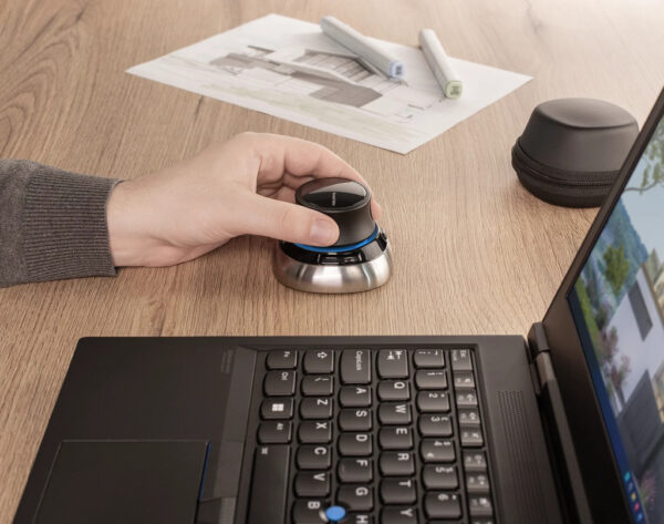 3Dconnexion SpaceMouse muis Kantoor RF Wireless + Bluetooth + USB Type-A 6DoF - Afbeelding 4