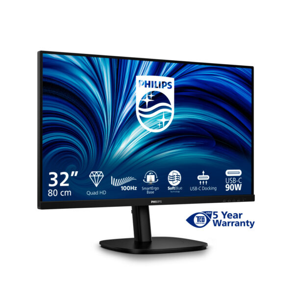 Philips 32B2U3601/00 computer monitor 80 cm (31.5") 2560 x 1440 Pixels Quad HD LCD Zwart - Afbeelding 4