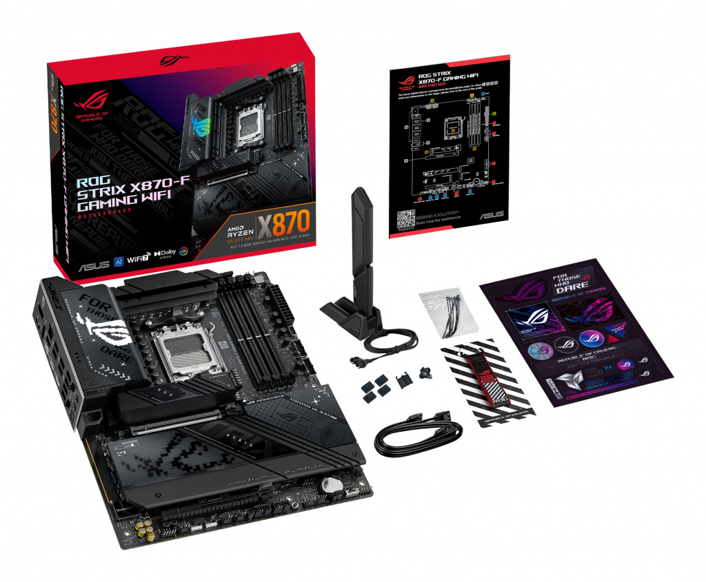 ASUS ROG STRIX X870-F GAMING WIFI AMD X870 Socket AM5 ATX - Afbeelding 12